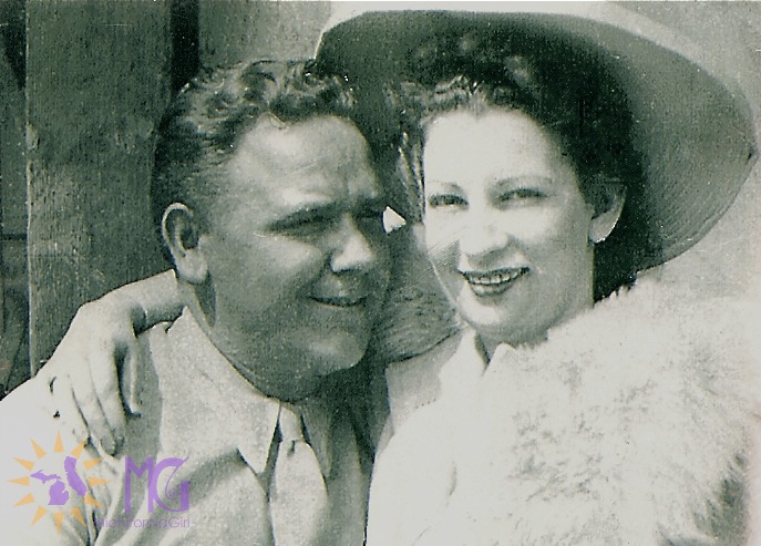 papa and grandma, wedding