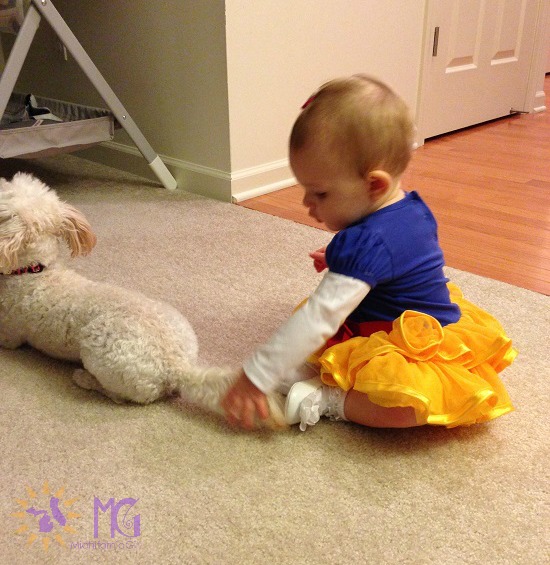 baby pulling puppy's tail diary of a dog