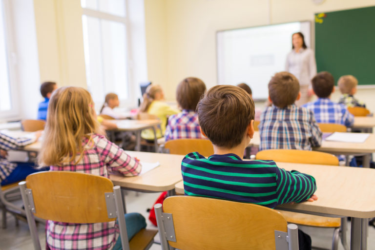 kids in a classroom teachers